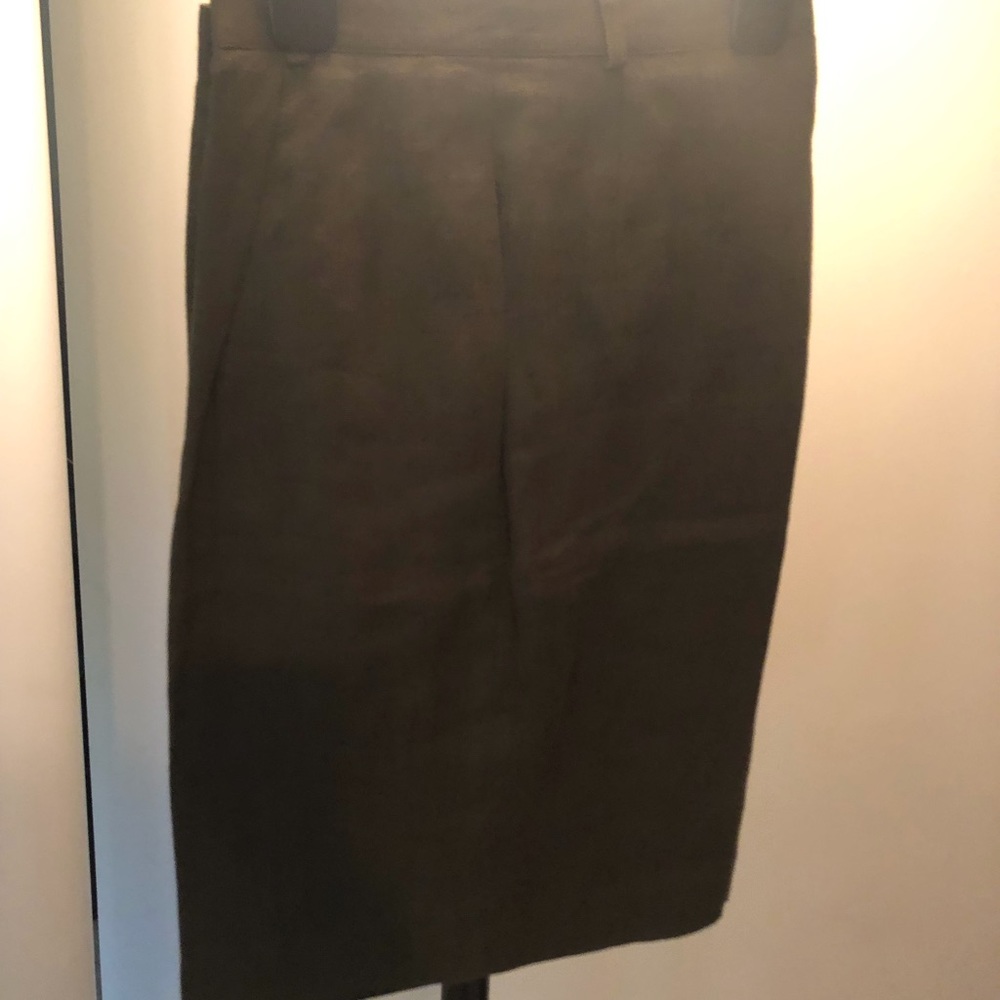 Green Irish Linen Shorts